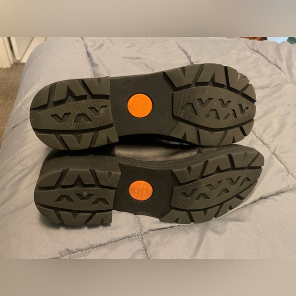 Authentic Harley Davidson boots W size11, great condition, black silver hardware - Picture 11 of 15